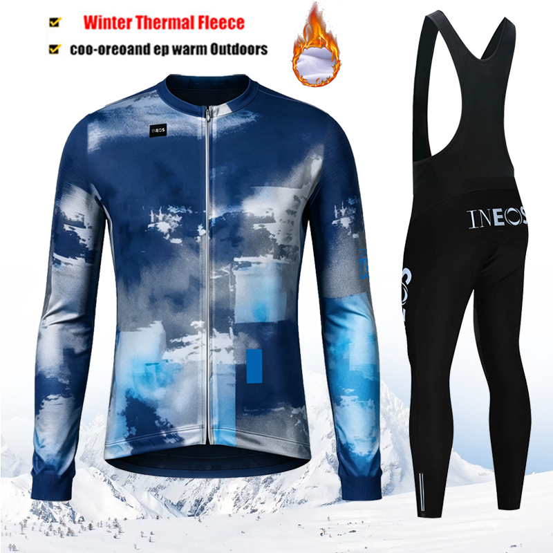 Cycling Gear Jersey - 2027 INEOS Pro Team-Thermal Fleece Cycling