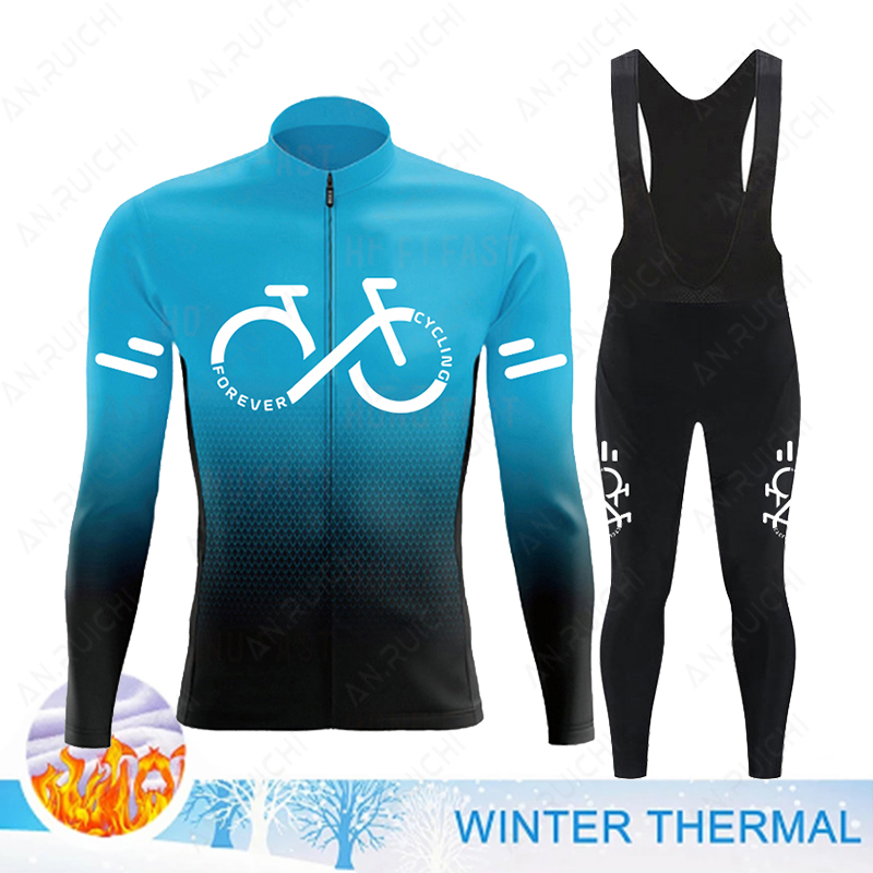 2023 Winter Thermal Fleece Cyc - Cycling Gear Jersey 评论和价格