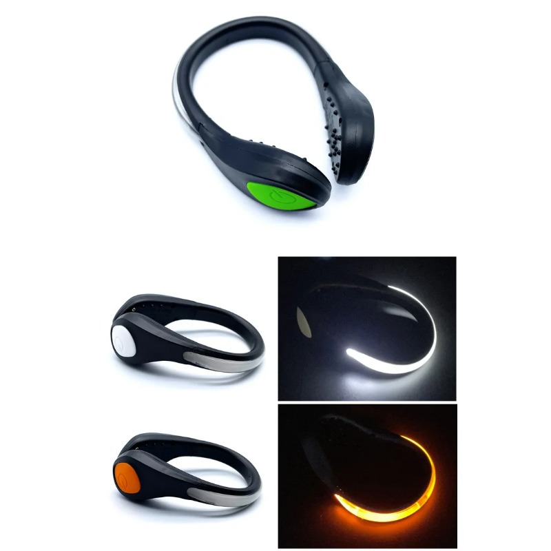 New Luminous Shoe Clip Light L - Cycling Gear And Equipment 评论和价格