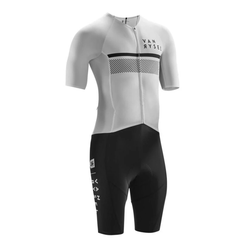 Vanrysel White/black One-piece - Cycling Gear Jersey 评论和价格