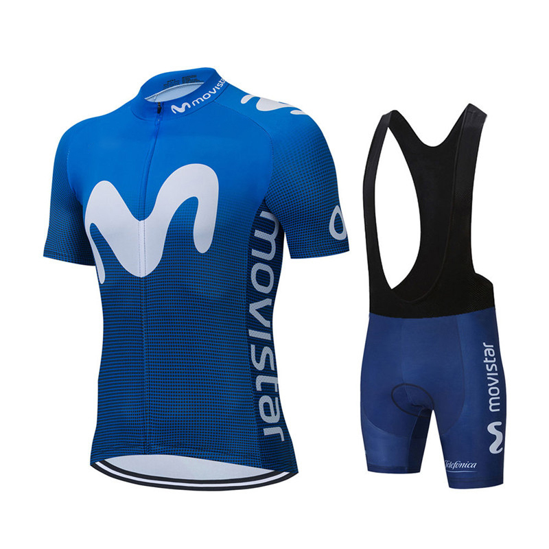 New Summer Movistar Team Cycli - Cycling Bib Shorts 评论和价格