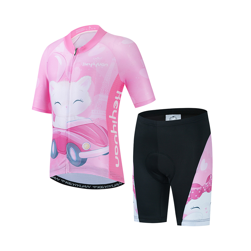 KEYIYUAN Kids Road Cycling Jer - Cycling Gear Jersey 评论和价格