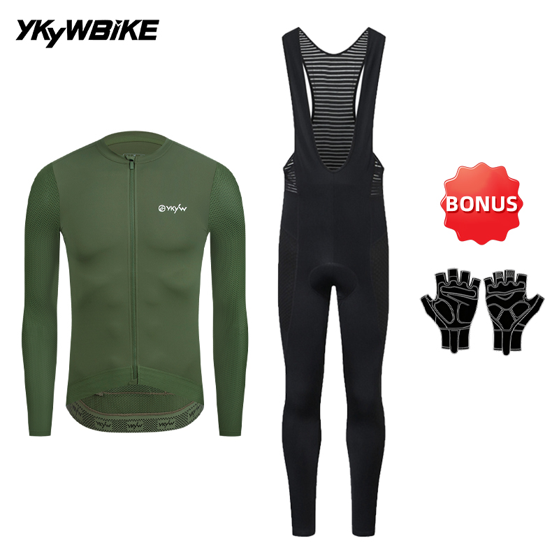 YKYWBIKE Men Cycling Jersey Se - Cycling Gear Jersey 评论和价格